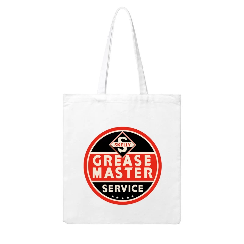 Vintage Skelly Grease Master Service Station Sign Cotton Tote Bag