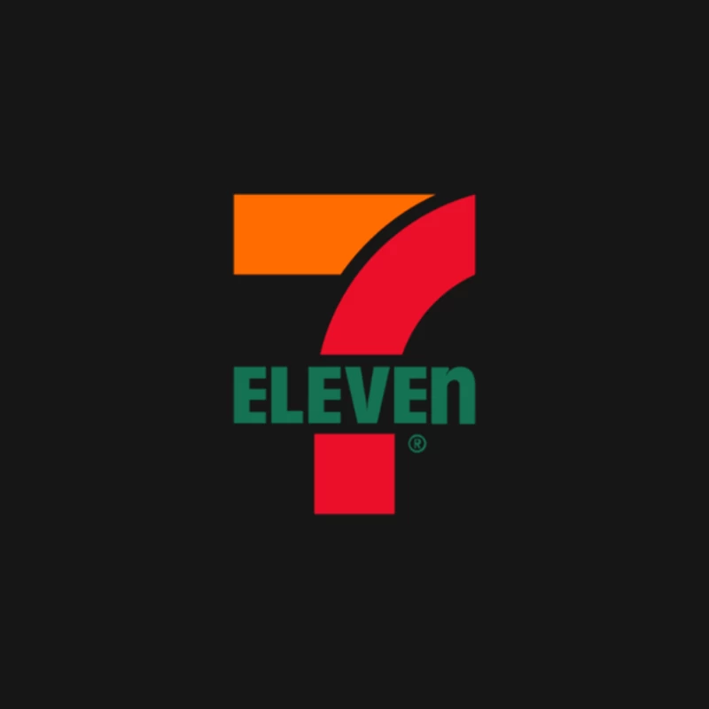 7-Eleven Convenience Store Chain Logo Design Mouse Pad