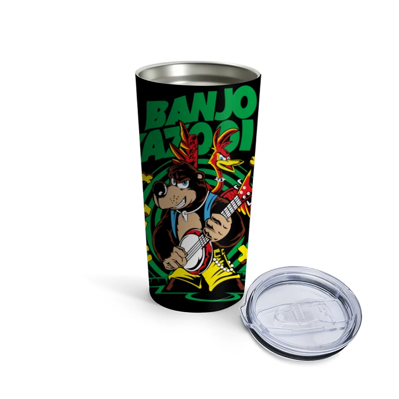 Banjo-Kazooie Animated Character Art Travel Mug