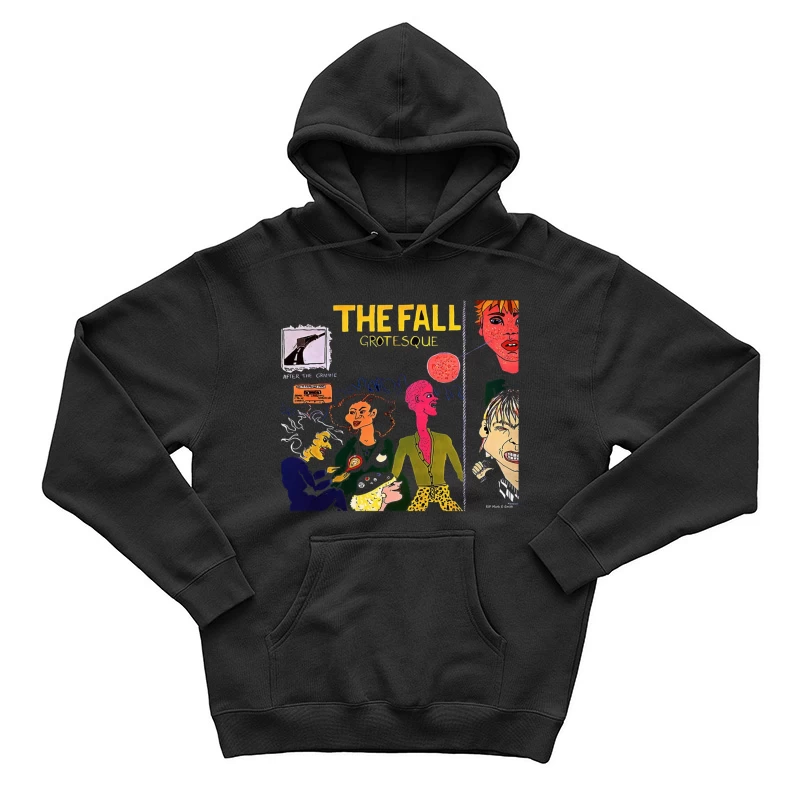 The Fall's "Grotesque" Post-Punk Album Cover Illustration Male Pullover Hoodie