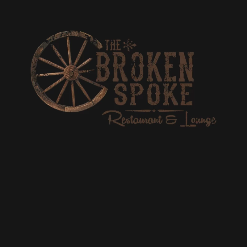 Broken Spoke Restaurant & Lounge, distressed Mouse Pad