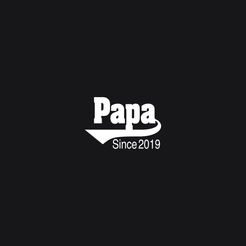 Logo Papa depuis 2019 Homme Sweat à capuche
