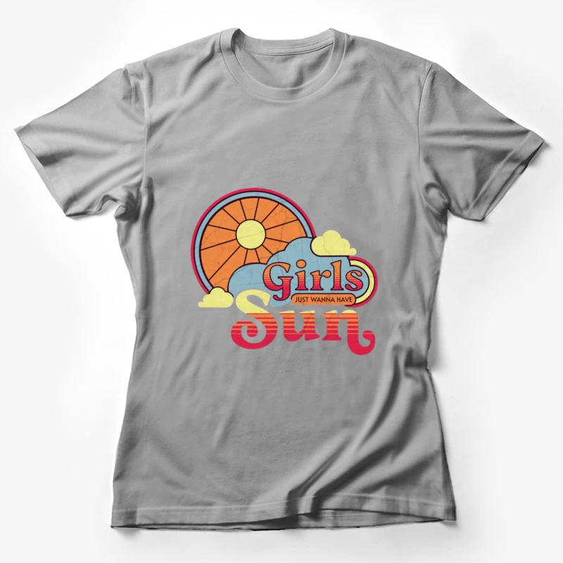 Sommersonnenschein Design Damen T-Shirt