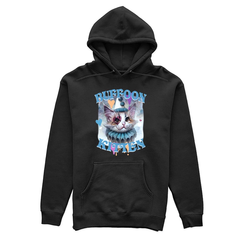 Buffoon-Kätzchen Kunst Damen Pullover Hoodie