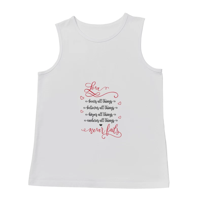 Amour éternel en design romantique Homme Débardeur