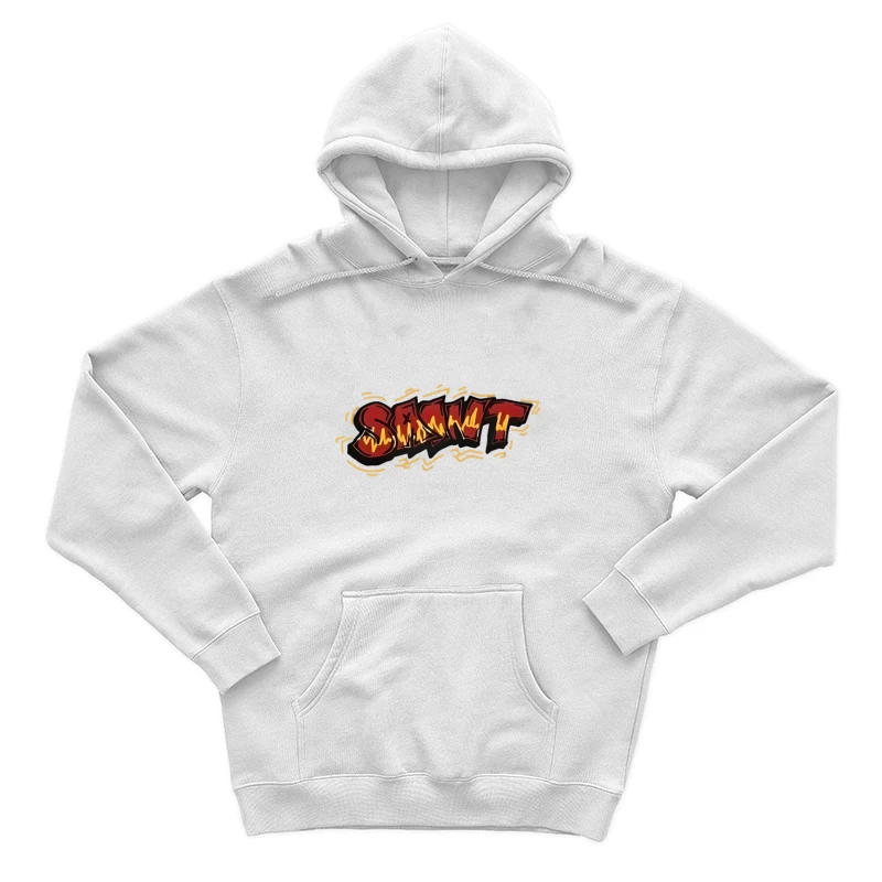 Logo Graffiti en Feu Homme Sweat à capuche