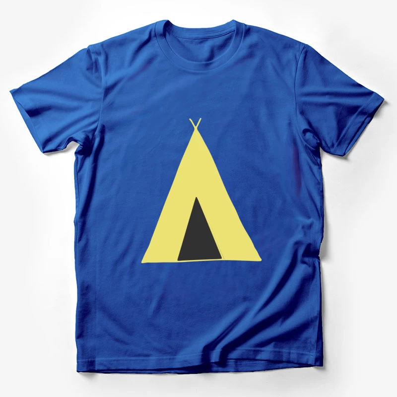 Tipi minimaliste jaune Homme T-Shirt