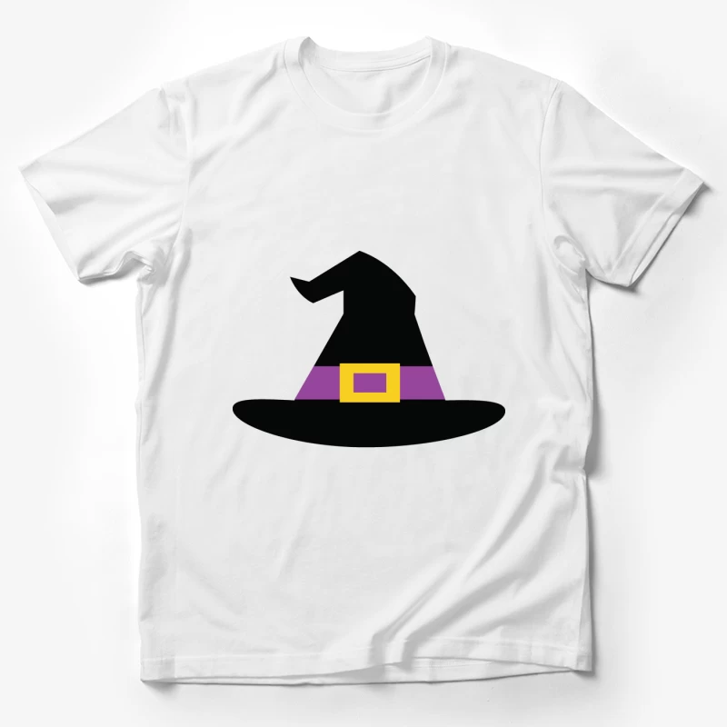 Chapeau de sorcière avec bande violette Homme T-Shirt