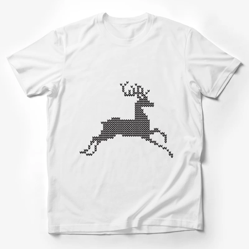 Motif de cerf en pixel art Homme T-Shirt