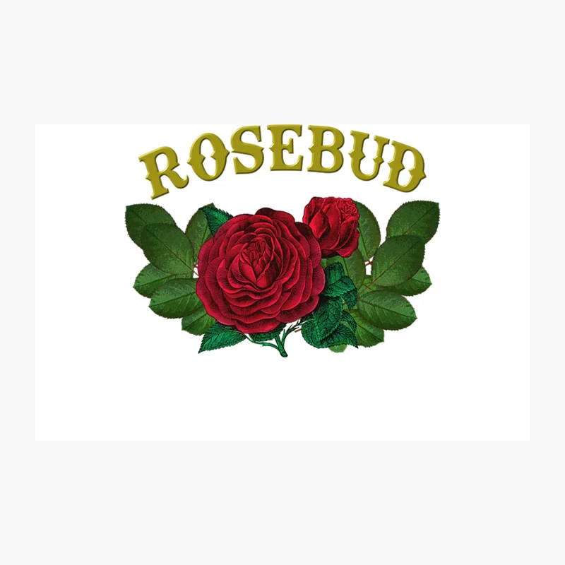 Rosebud from Citizen Kane Travel Mug