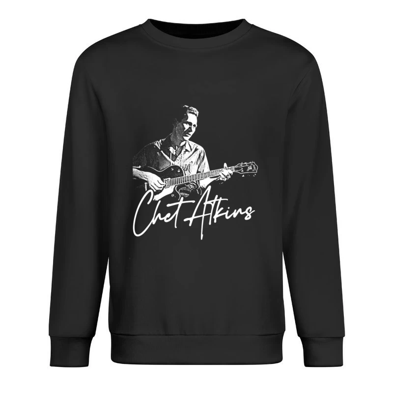 Chet Atkins  Vintage Style Fan Design Male Pullover Sweatshirt
