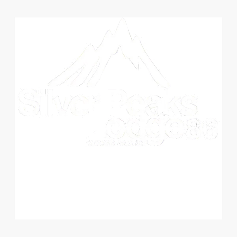 Silver Peaks Lodge Throw Pillow