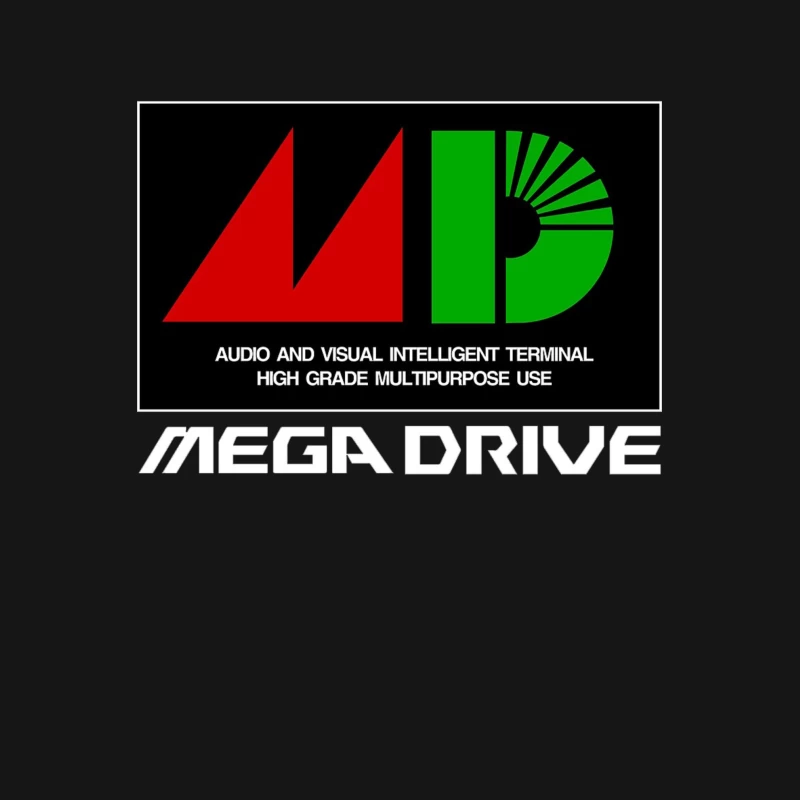 Mega Drive MDJP Logo Male T-Shirt