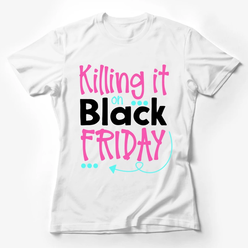Conception de Black Friday dynamique Femme T-Shirt