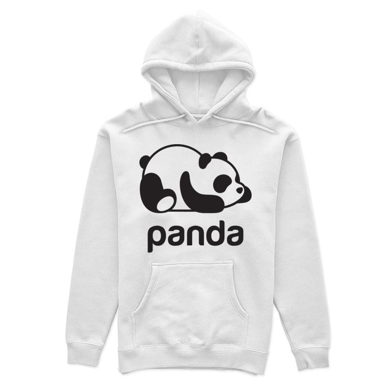 Schlafender Panda Logo Damen Pullover Hoodie