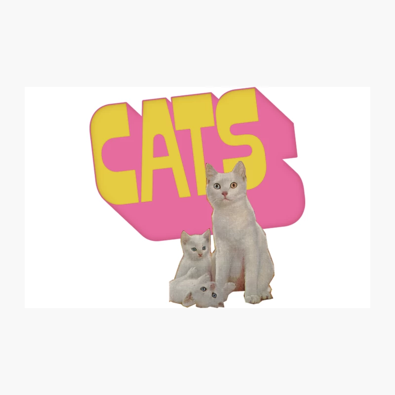 Cute Retro Style Cat Lover Design Travel Mug
