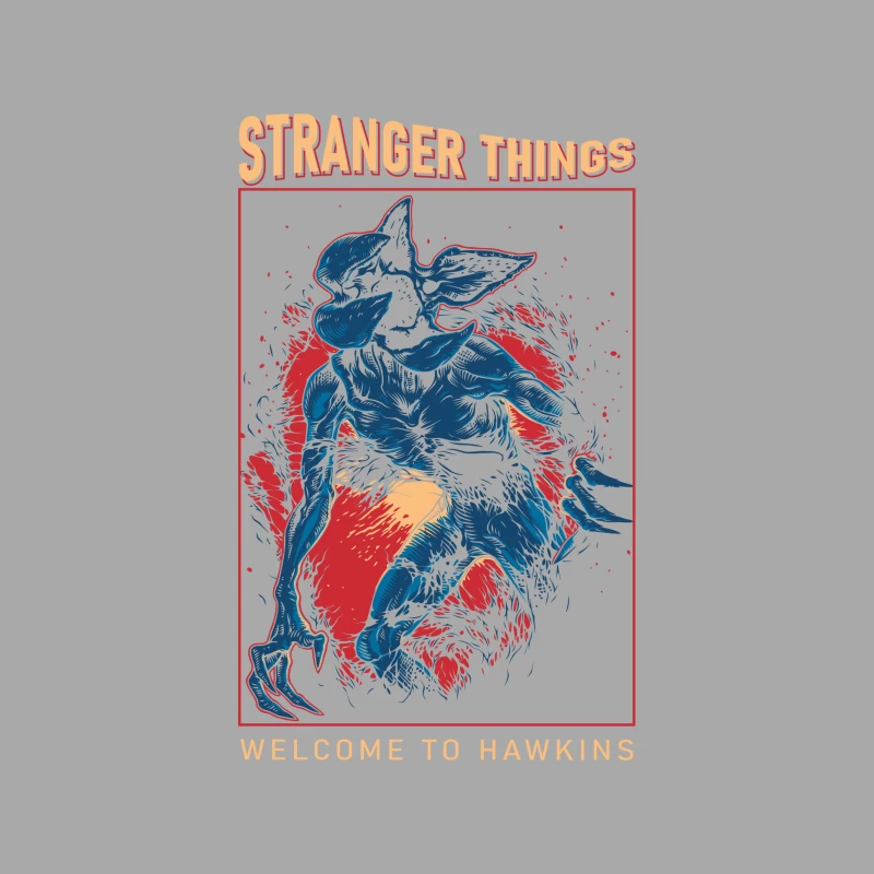 Stranger Things Artwork Female Pullover Hoodie