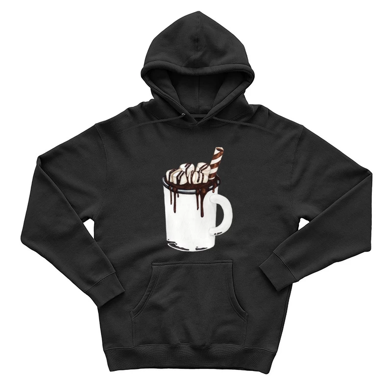 Tasse de chocolat chaud avec guimauves Homme Sweat à capuche