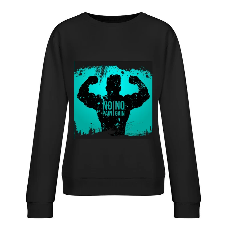 Motivation Musculation - No Pain No Gain Femme Sweat-shirt à enfiler