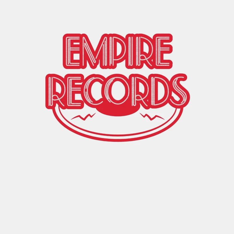 Vintage Empire Records Red Logo Design Male Tank Top