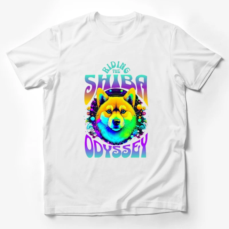 Shiba Abenteuer im Weltraum Herren T-Shirt
