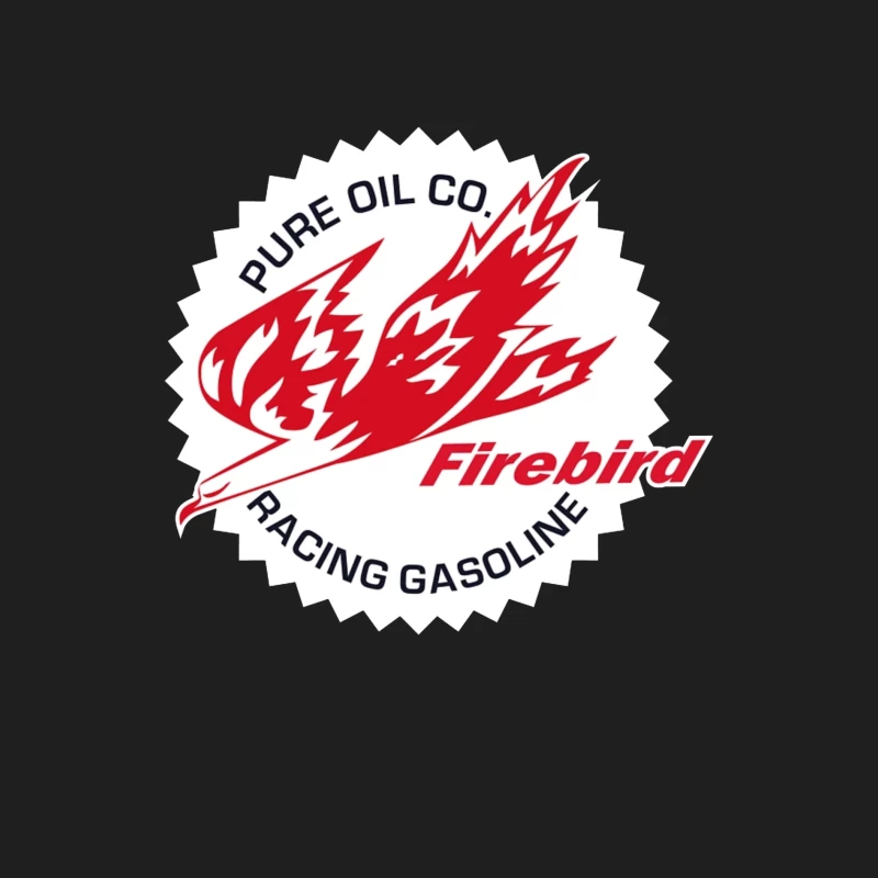 Vintage Pure Oil Company Firebird Racing Gasoline Logo Male Tank Top