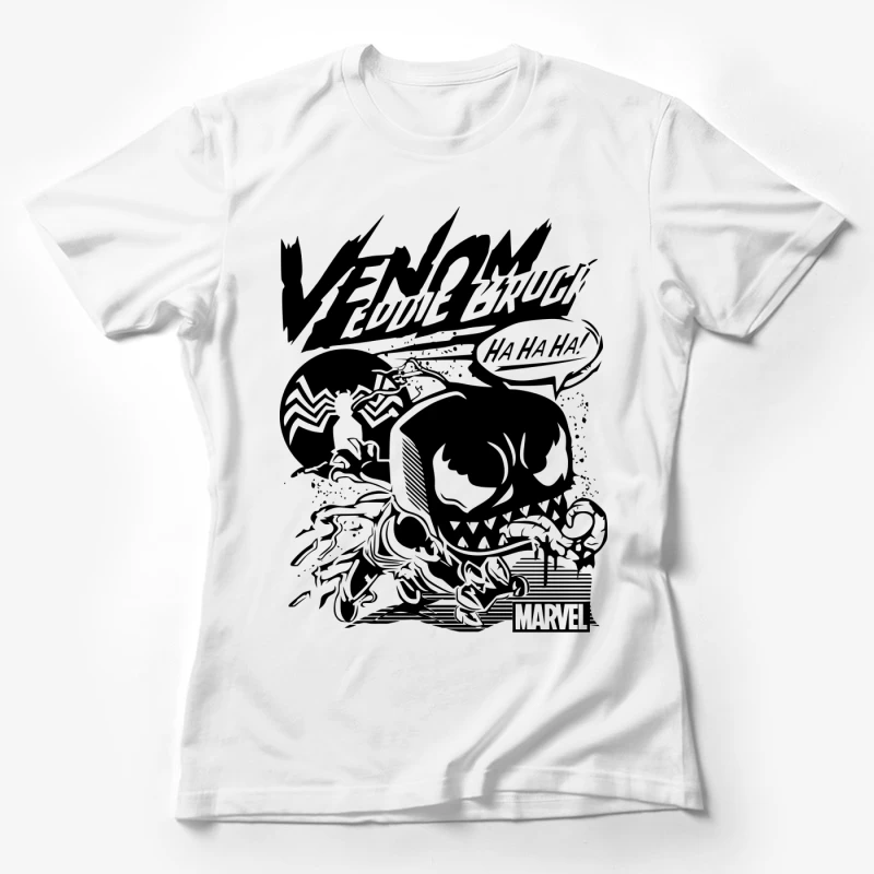 Minimalist Black Symbol Design Female T-Shirt