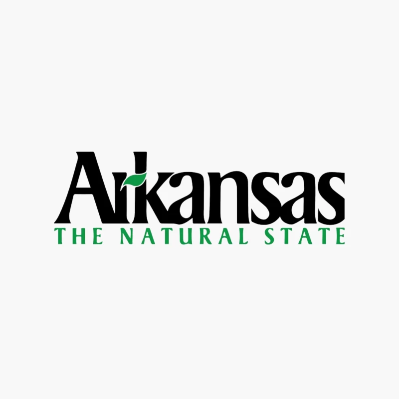 Arkansas Natural State Official Tourism Logo Design Cotton Tote Bag