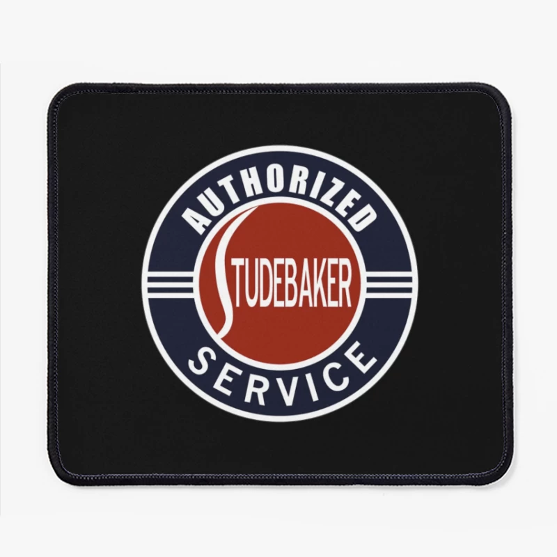 Vintage Authorized Studebaker Service Station Logo Mouse Pad