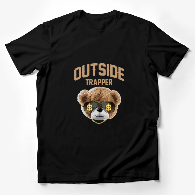 Coole Bär mit Dollarbrille Herren T-Shirt
