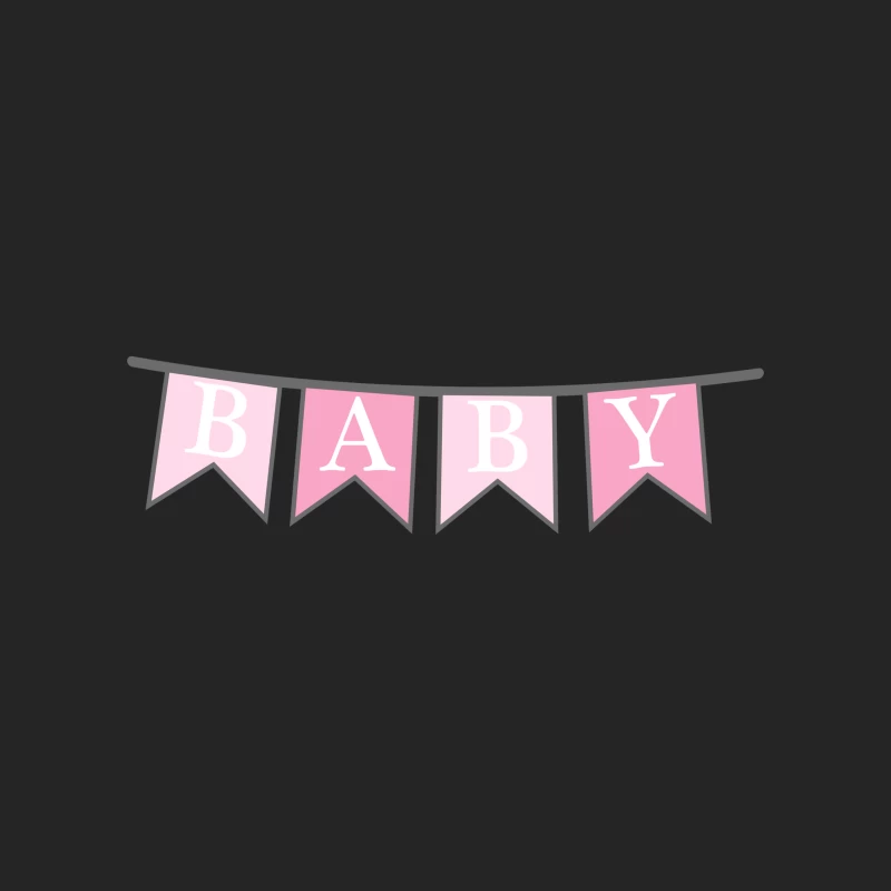 Banderole de Fête pour Bébé en Rose Homme Sweat-shirt à enfiler