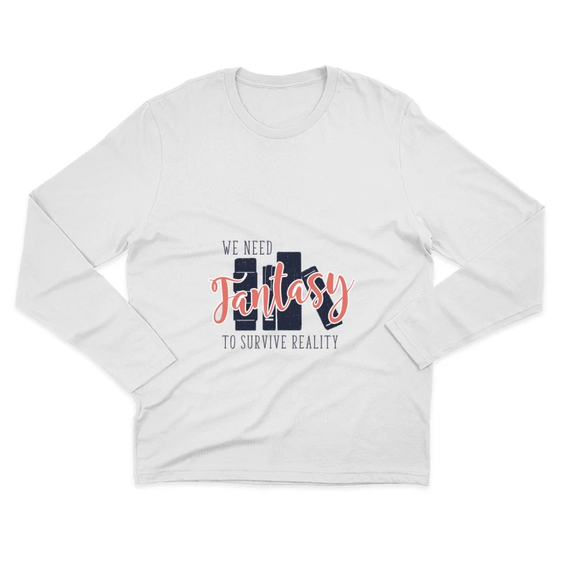 L'évasion par la fantaisie Homme Manches Longues T-Shirt