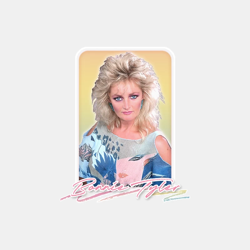 Bonnie Tyler  80s Aesthetic Fan Art Design Male Tank Top