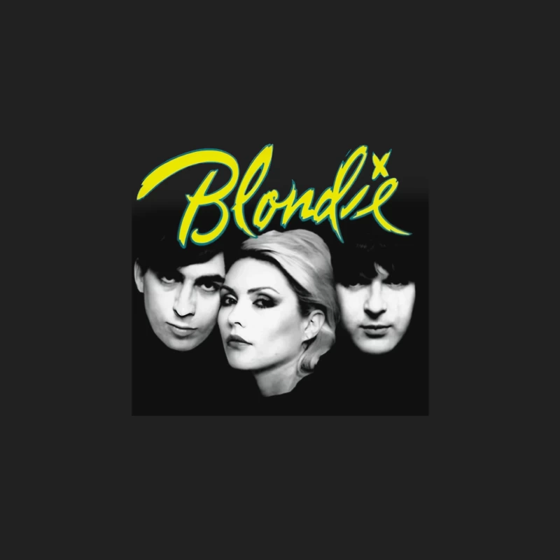 Iconic Black and White Portrait of New Wave Band Blondie Bucket Hat