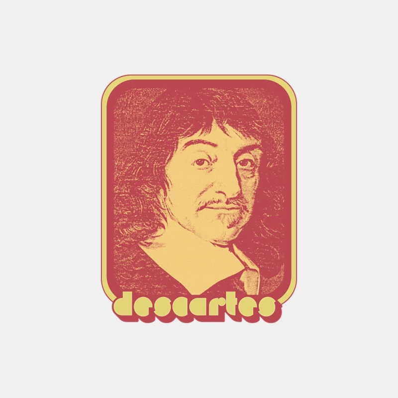 Descartes  Retro Aesthetic Fan Art Design Male Tank Top