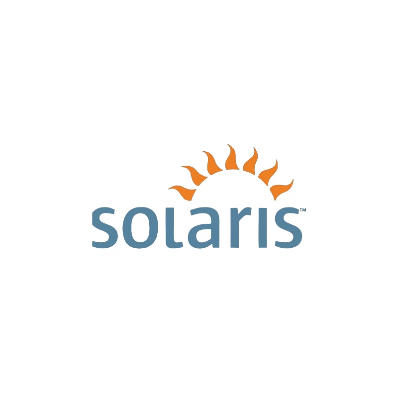 Solaris Operating System Logo with Sun Symbol Coffee Mug