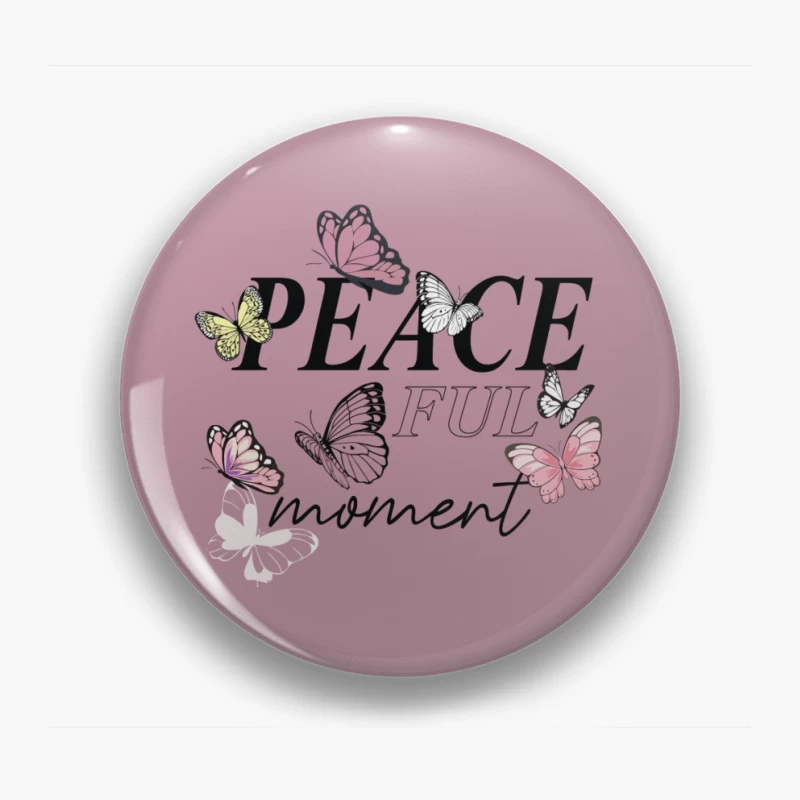 Peaceful Moment – Elegant Butterfly Serenity Pin