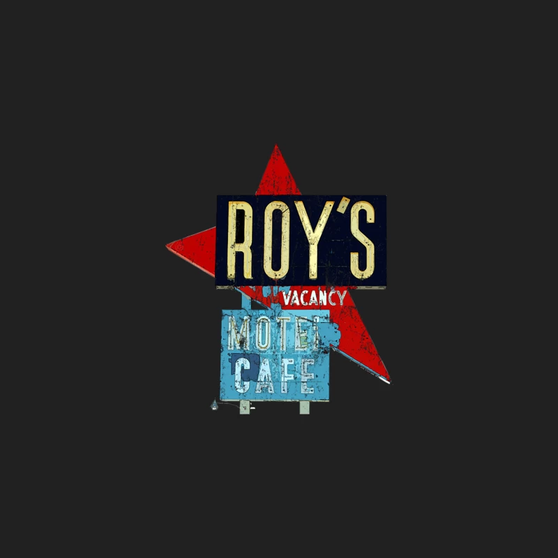 Roy_s Motel & Cafe, distressed Bucket Hat