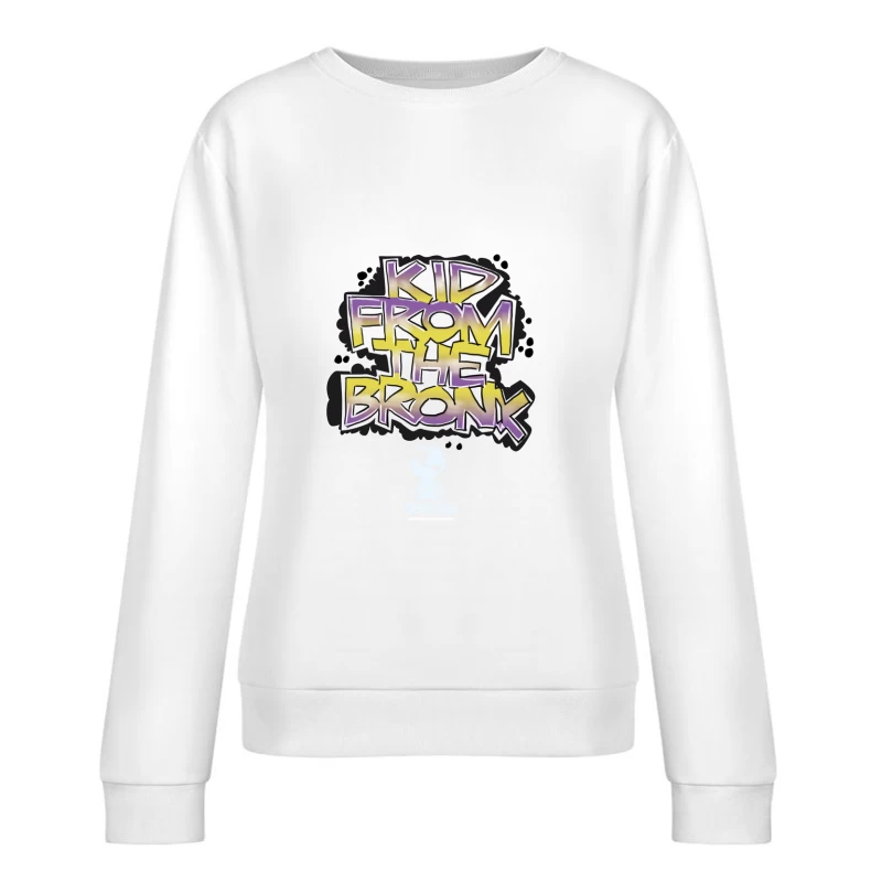 Urbaner Graffiti-Stil aus der Bronx Damen Pullover Sweatshirt