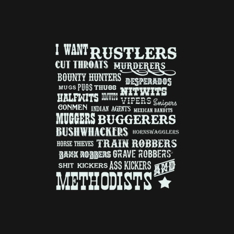 Blazing Saddles Wanted Male Long Sleeve T-Shirt