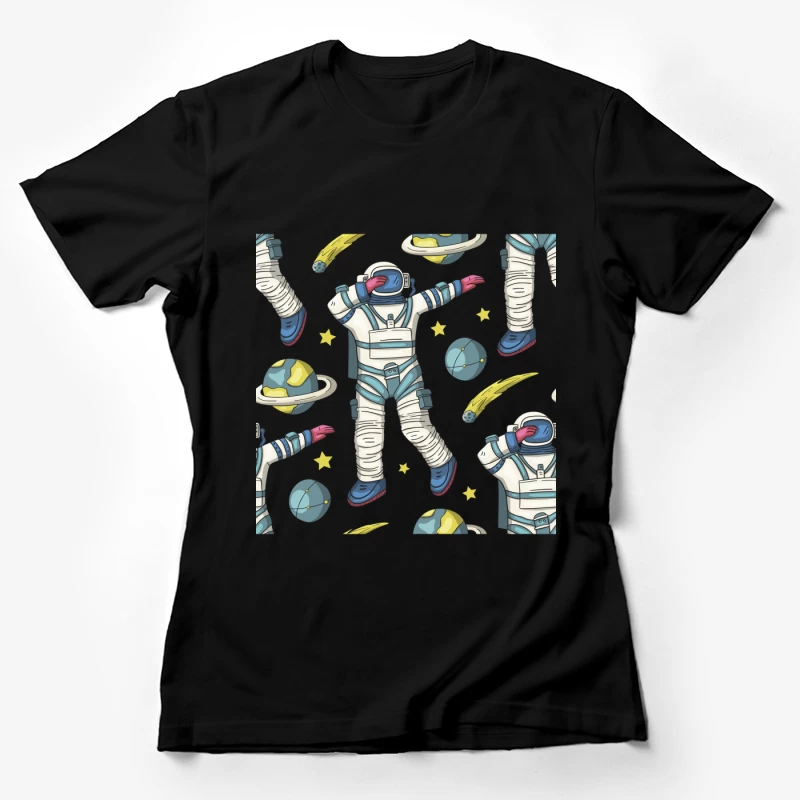 Weltraum-Abenteuer mit Astronauten Damen T-Shirt