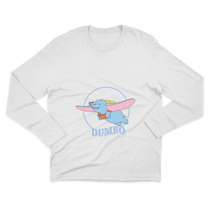 Fliegender Elefant Dumbo Herren Langarm T-Shirt