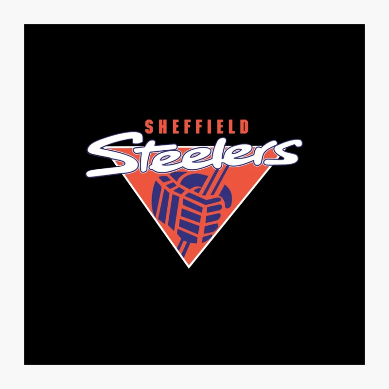 Sheffield Steelers Ice Hockey Team Logo Design Pin