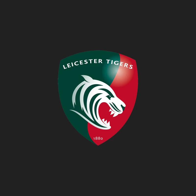 Leicester Tigers Rugby Club Official Logo Shield with Tiger Emblem Bucket Hat