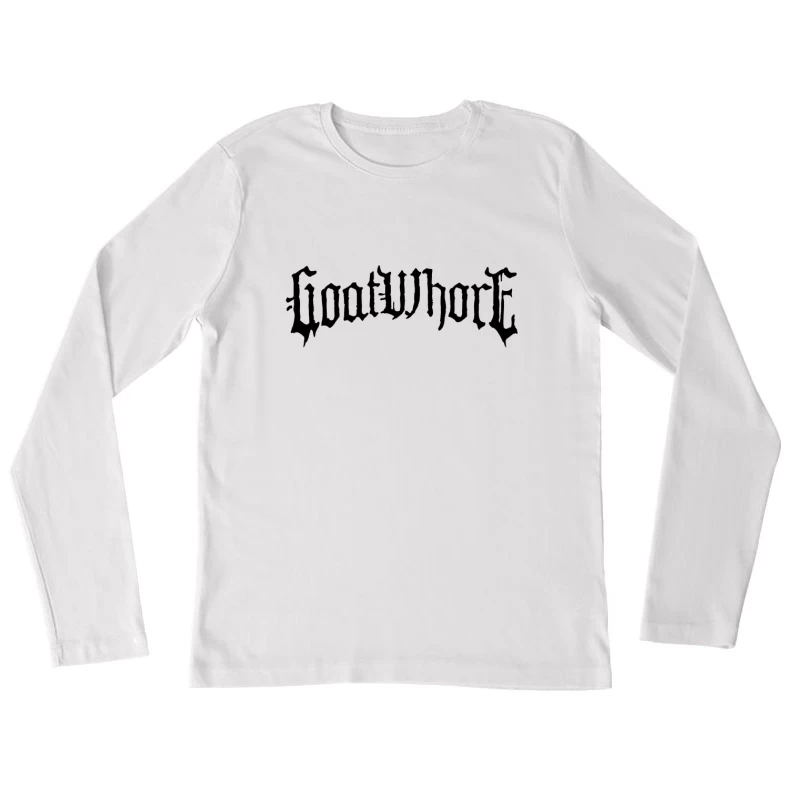 Goatwhore Logo Female Long Sleeve T-Shirt