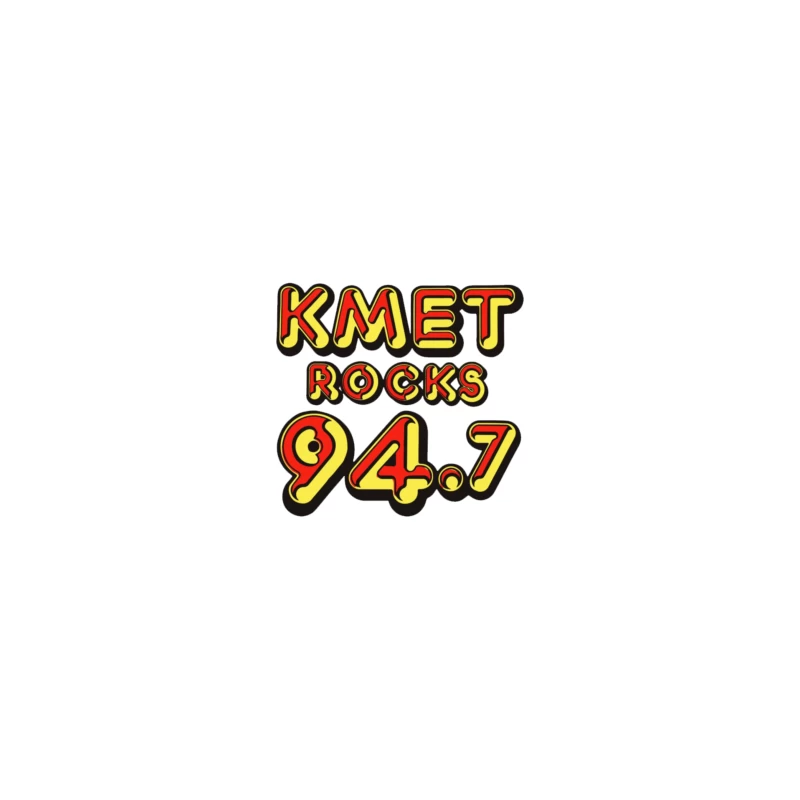 KMET 94.7 Retro Radio Desk Mat