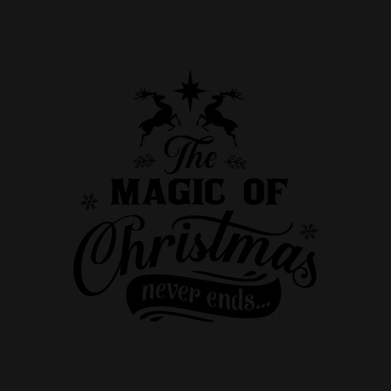 La magie éternelle de Noël Femme Manches Longues T-Shirt