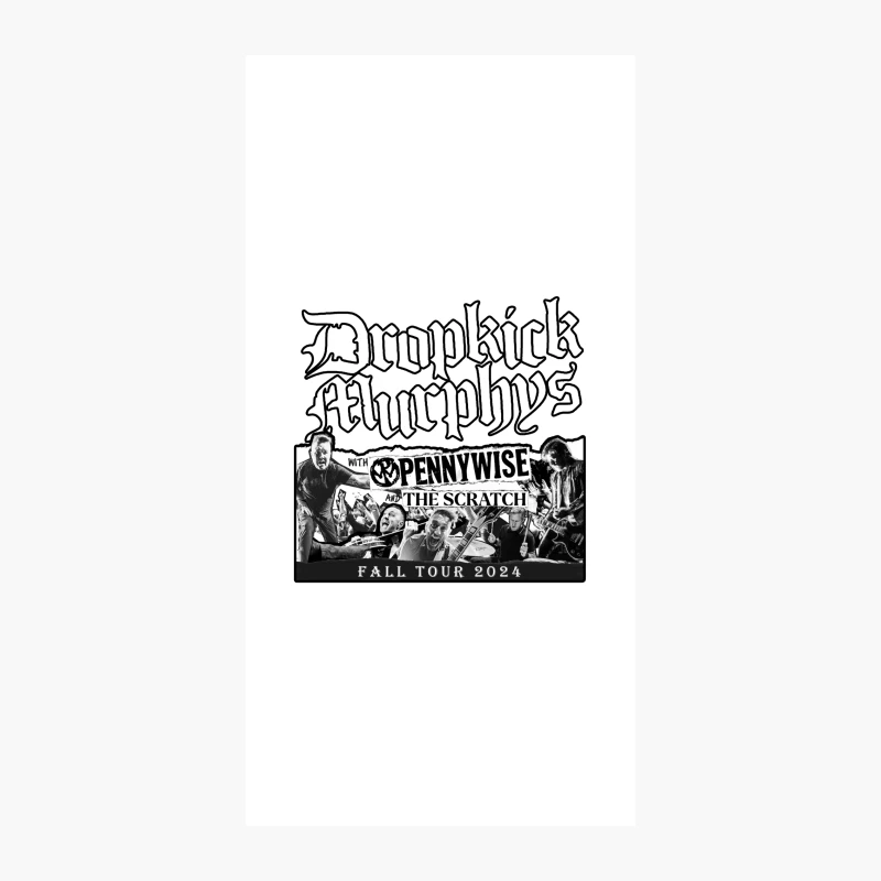 DROPKICK MURPHYS with PENNYWISE and The SCRATCH Fall TOUR CONCERT 2024 iPhone Case