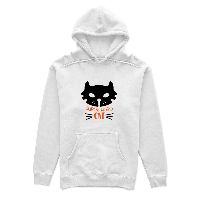 Chat super-héros stylisé Femme Sweat à capuche