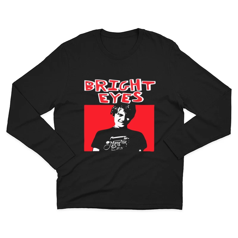 Bright Eyes Minimalist Album Cover Art Male Long Sleeve T-Shirt